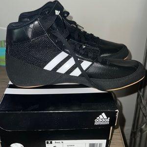 Adidas youth size 6 wrestling shoes - brand new never worn.